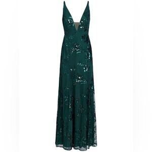 Marchesa Notte Pisa Dress in Jade 💕